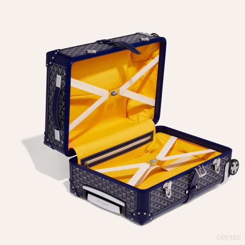 Goyard BOURGET PM TROLLEY CASE ネイビー 青 | GDDX1006