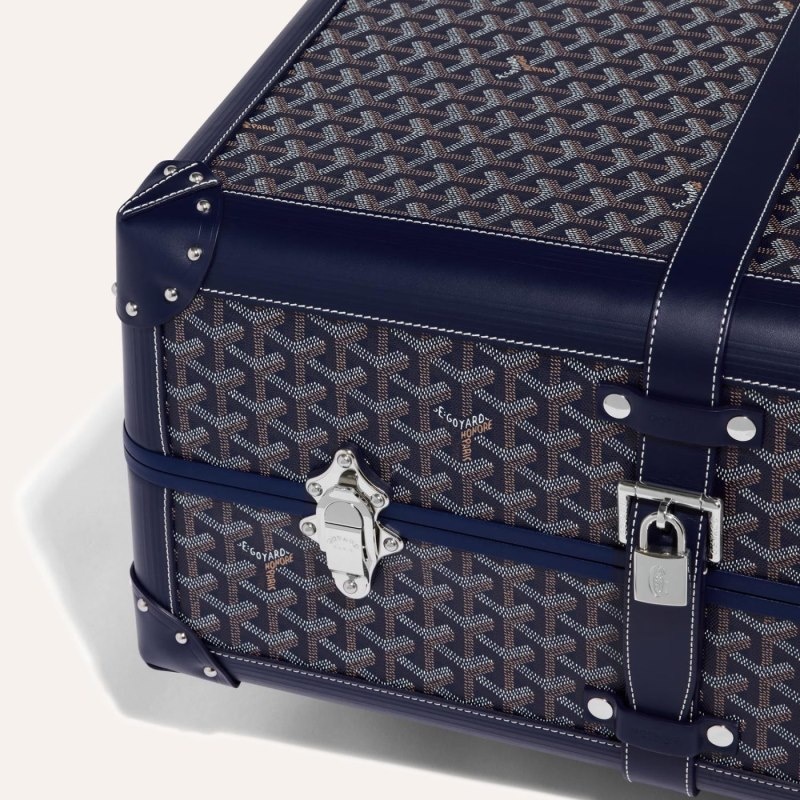 Goyard BOURGET PM TROLLEY CASE ネイビー 青 | GDDX1006