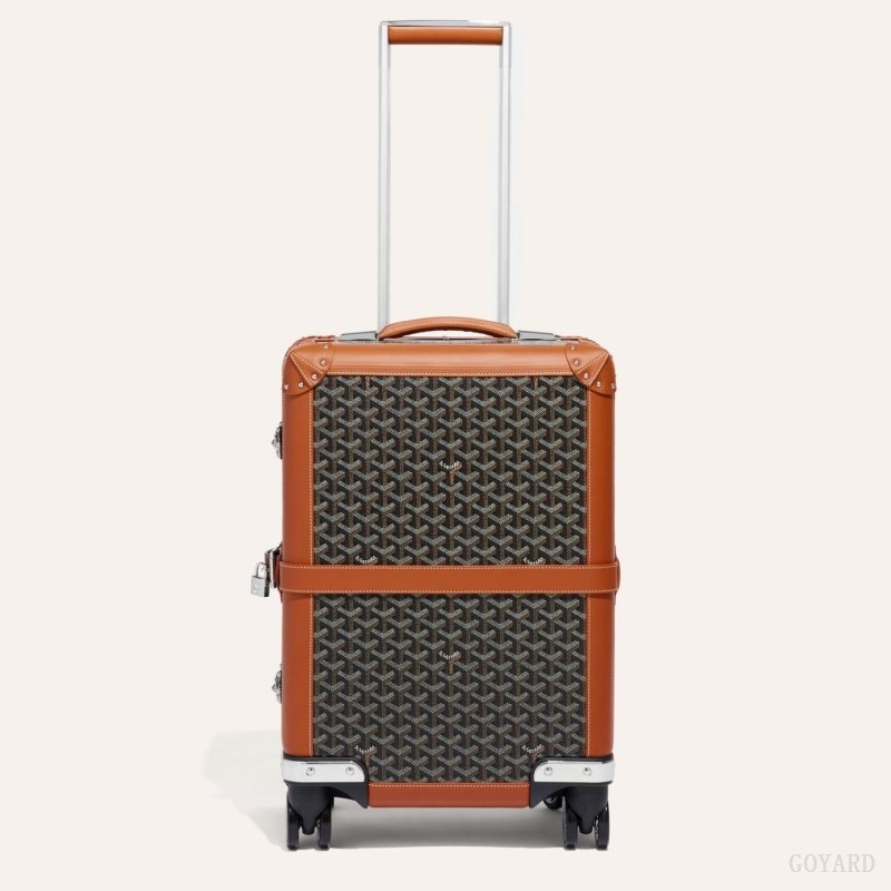 Goyard BOURGET PM TROLLEY CASE 黒 ブラウン | URHR5661