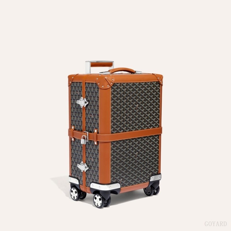 Goyard BOURGET PM TROLLEY CASE 黒 ブラウン | URHR5661