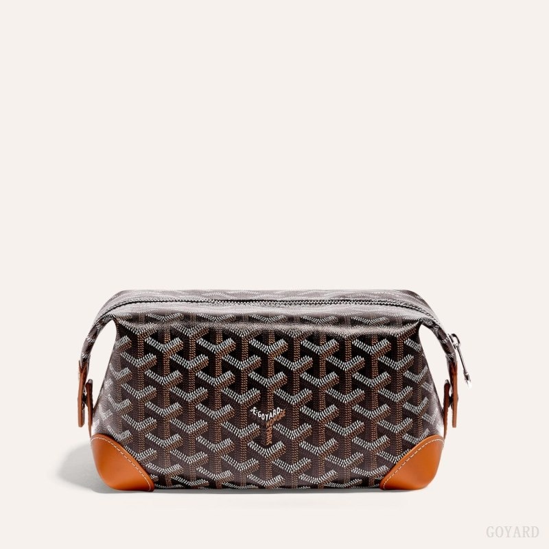 Goyard Bowling 25 Toiletry Bag 黒 ブラウン | TELA3918