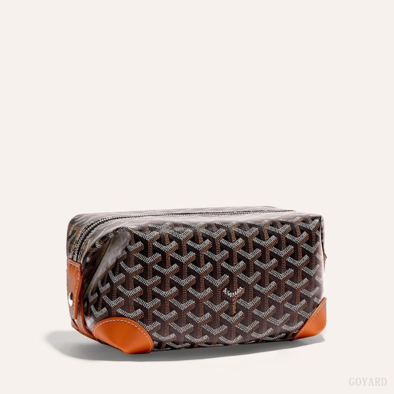 Goyard Bowling 25 Toiletry Bag 黒 ブラウン | TELA3918