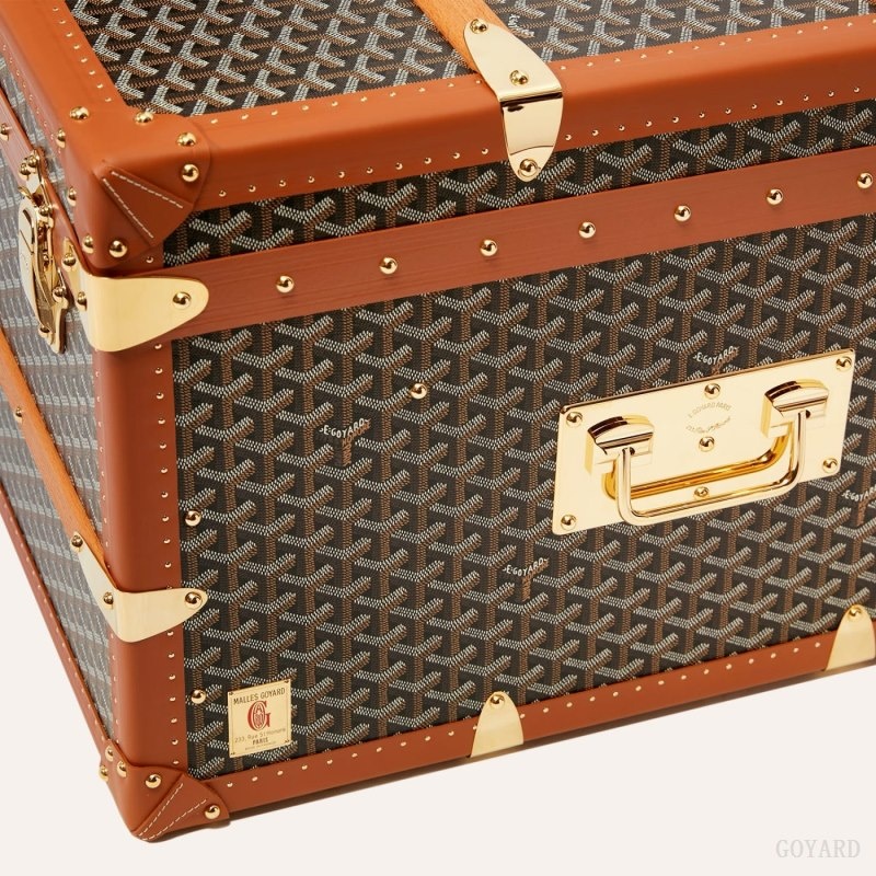 Goyard CABINE TRUNK 黒 ブラウン | WMJD5920