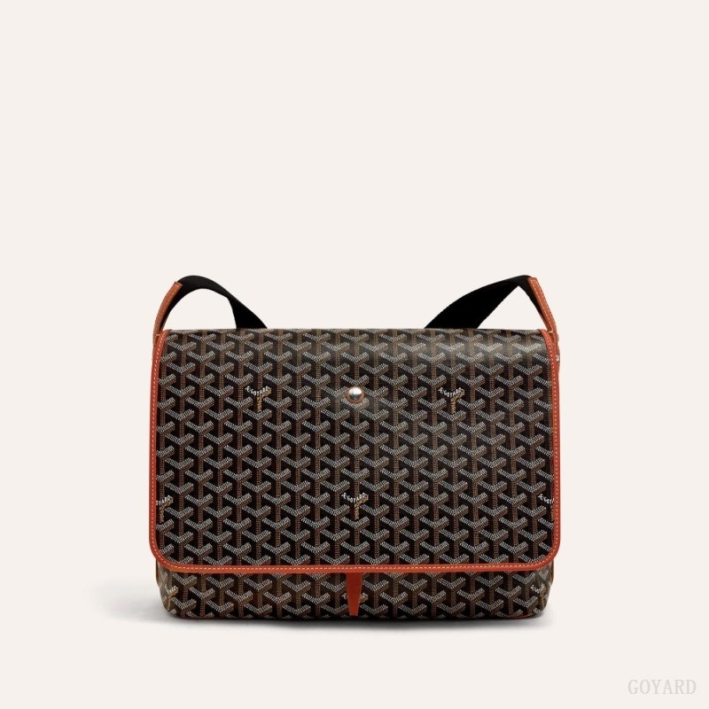 Goyard CAPETIEN MM MESSENGER BAG 黒 ブラウン | JUKO1465