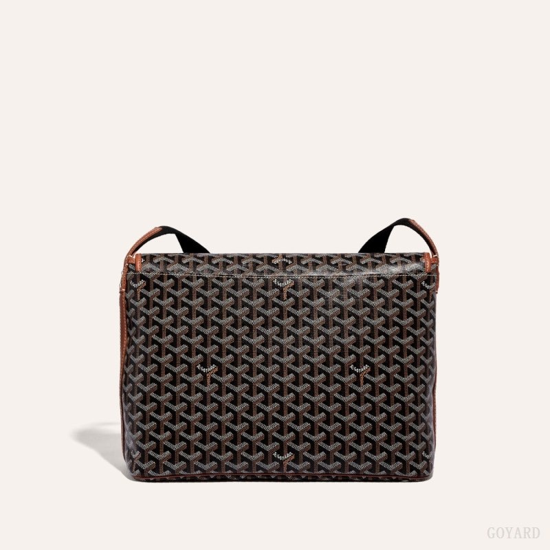 Goyard CAPETIEN MM MESSENGER BAG 黒 ブラウン | JUKO1465