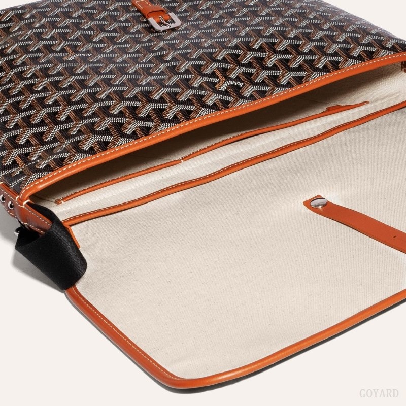 Goyard CAPETIEN MM MESSENGER BAG 黒 ブラウン | JUKO1465