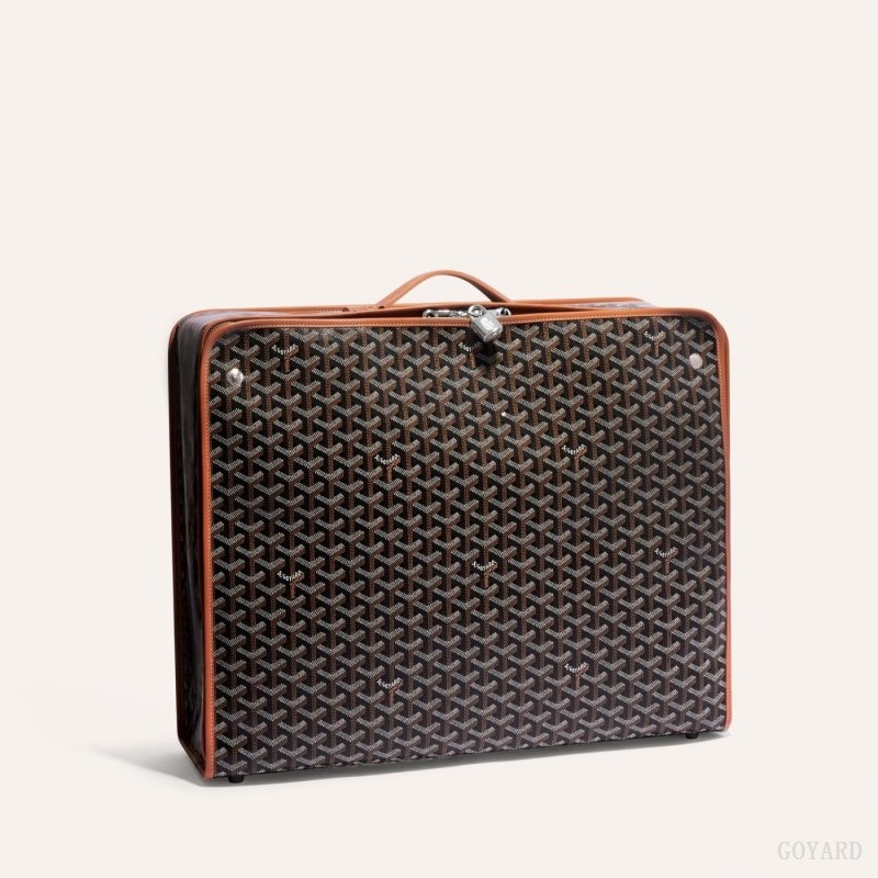 Goyard CARAVELLE 50 SUITCASE 黒 ブラウン | ESQI8409