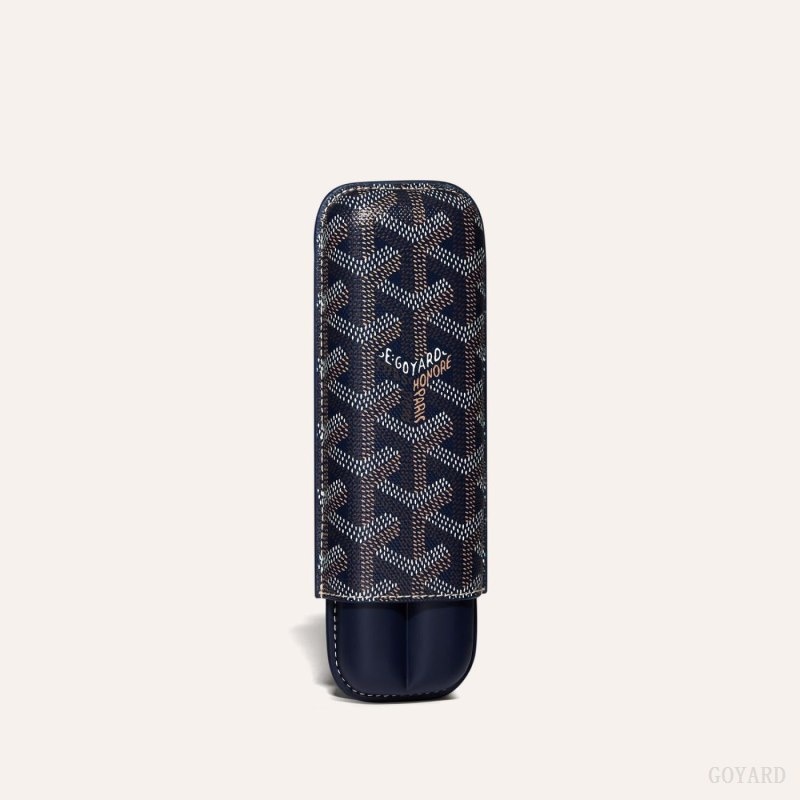 Goyard CHURCHILL 2 CIGAR CASE ネイビー 青 | ABWQ0442