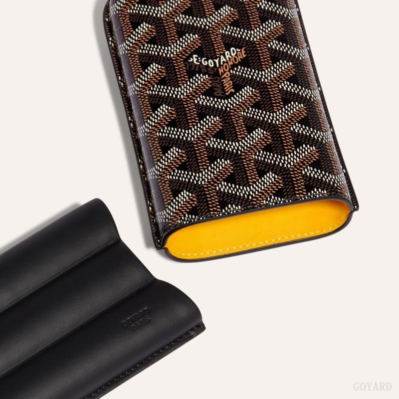 Goyard CHURCHILL 3 CIGAR CASE 黒 | ASXP1773