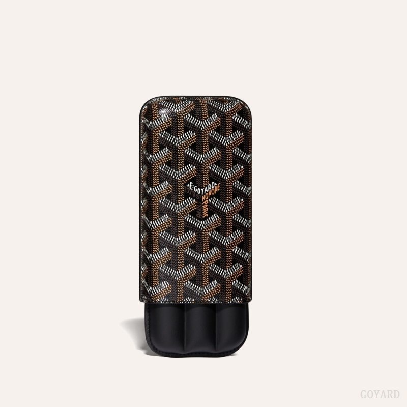 Goyard CHURCHILL 3 CIGAR CASE 黒 | ASXP1773