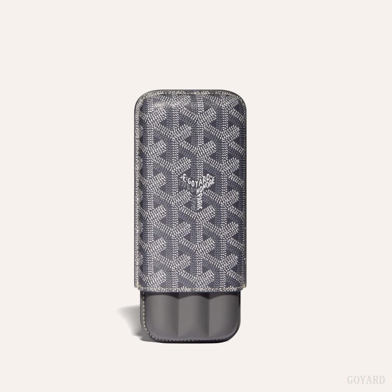 Goyard CHURCHILL 3 CIGAR CASE グレー | HXWI1155