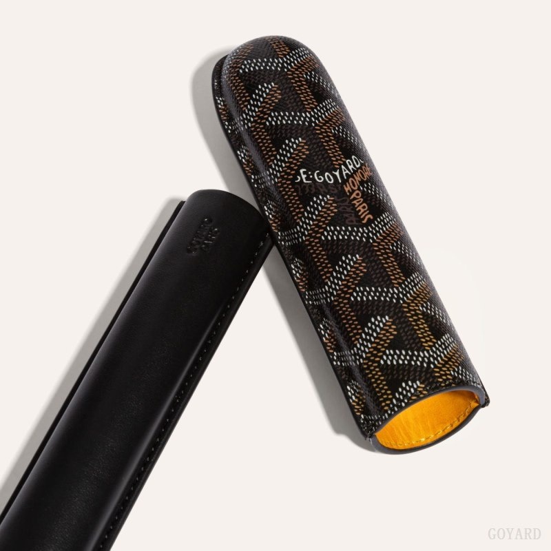 Goyard CHURCHILL SINGLE CIGAR CASE 黒 | EKLQ0608