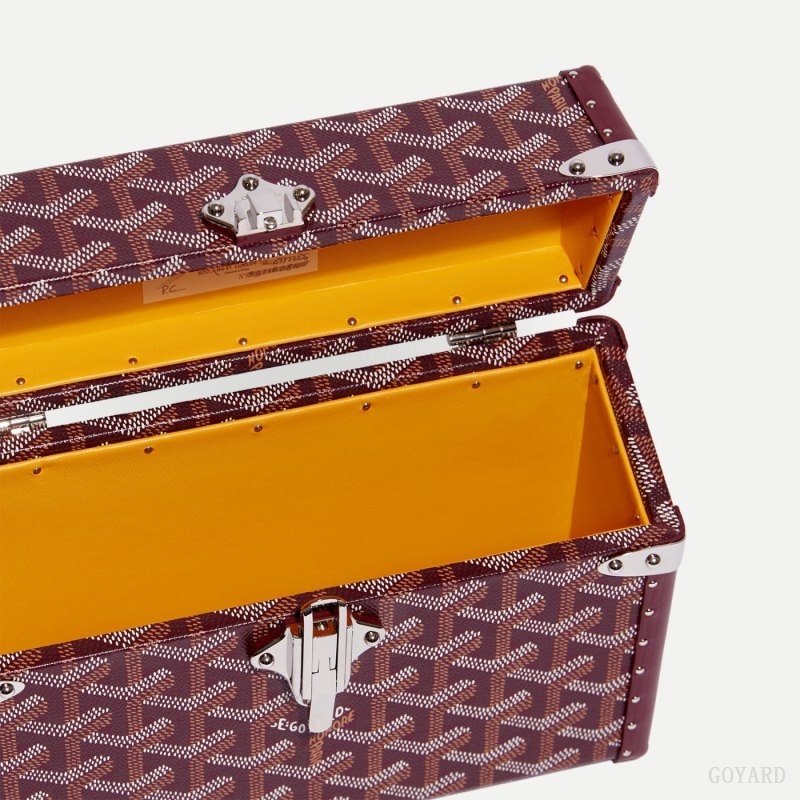 Goyard Cassette Trunk Bag ボルドー | XHIK0592