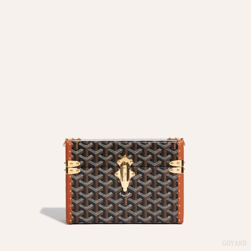 Goyard Cassette Trunk Bag 黒 ブラウン | ZSBI1124