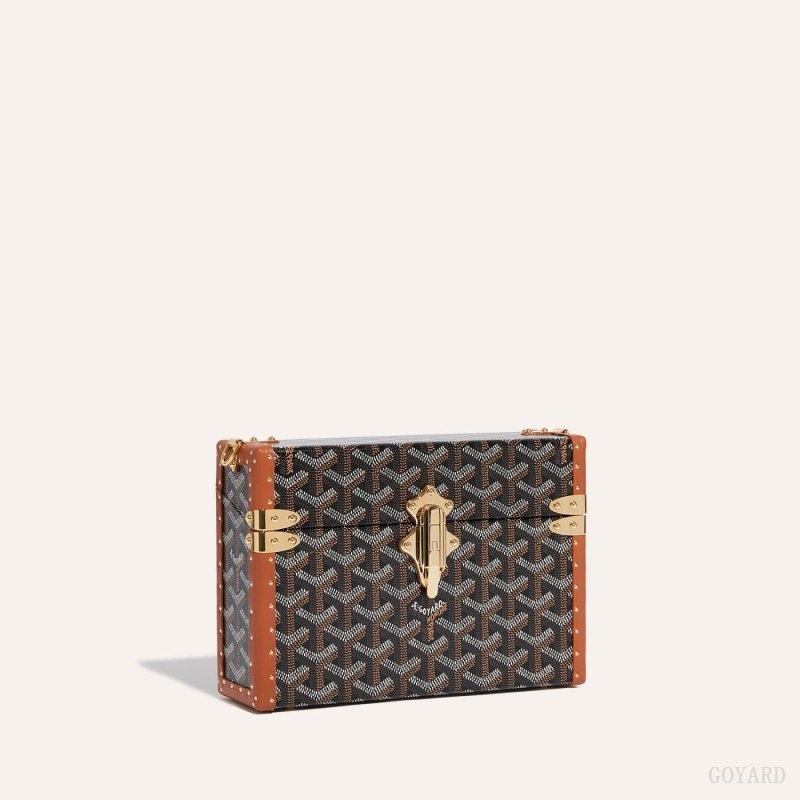 Goyard Cassette Trunk Bag 黒 ブラウン | ZSBI1124