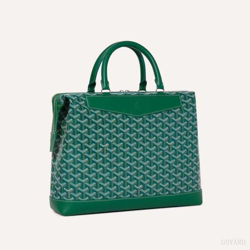 Goyard Cisalpin Document Case 緑 | IIVA4996