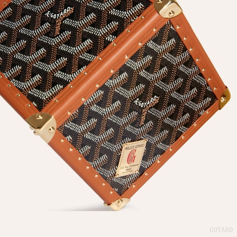 Goyard Dé Trunk Bag 黒 ブラウン | XTTV4364