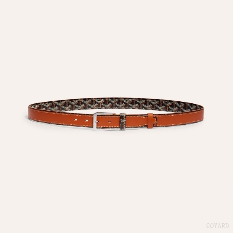 Goyard FREGATE BELT 黒 ブラウン | IENM3324