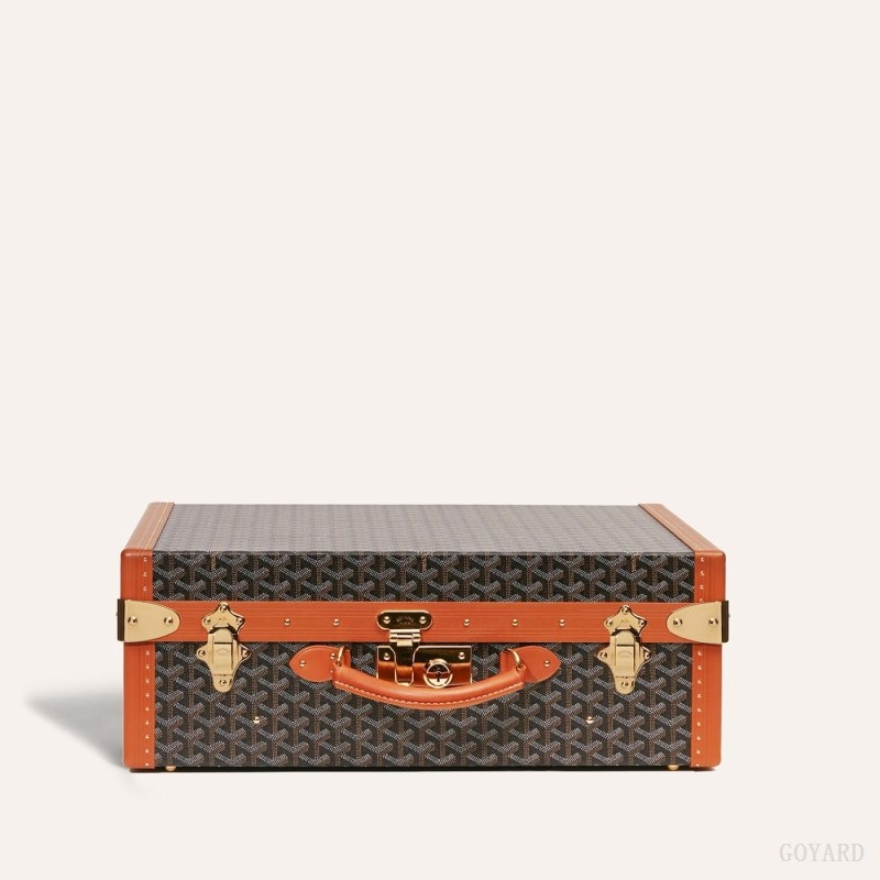 Goyard GRAND HÔTEL 50 CASE 黒 ブラウン | KIVO9422