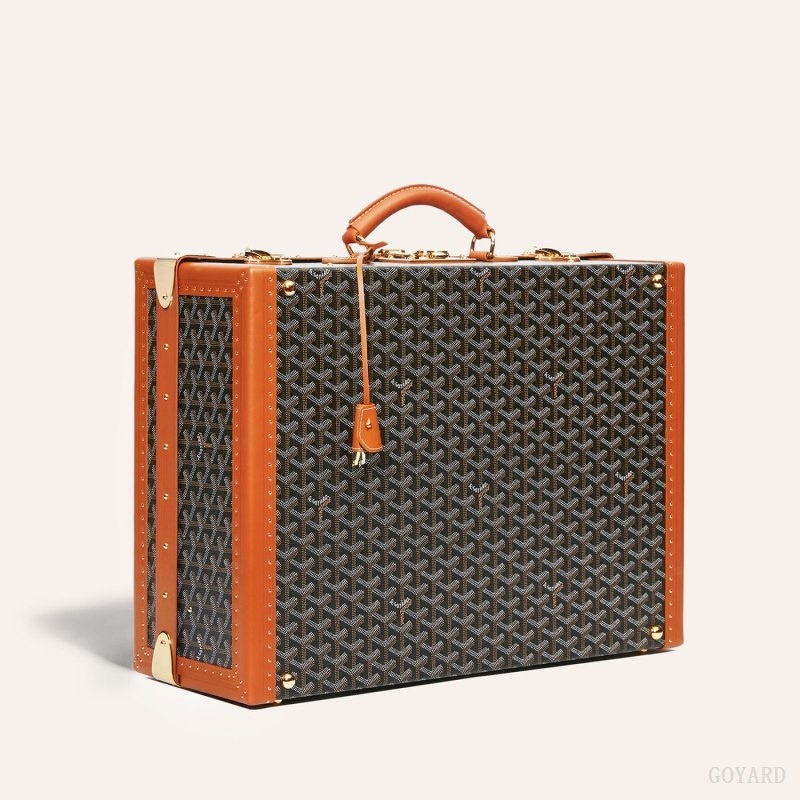 Goyard GRAND HÔTEL 50 CASE 黒 ブラウン | KIVO9422