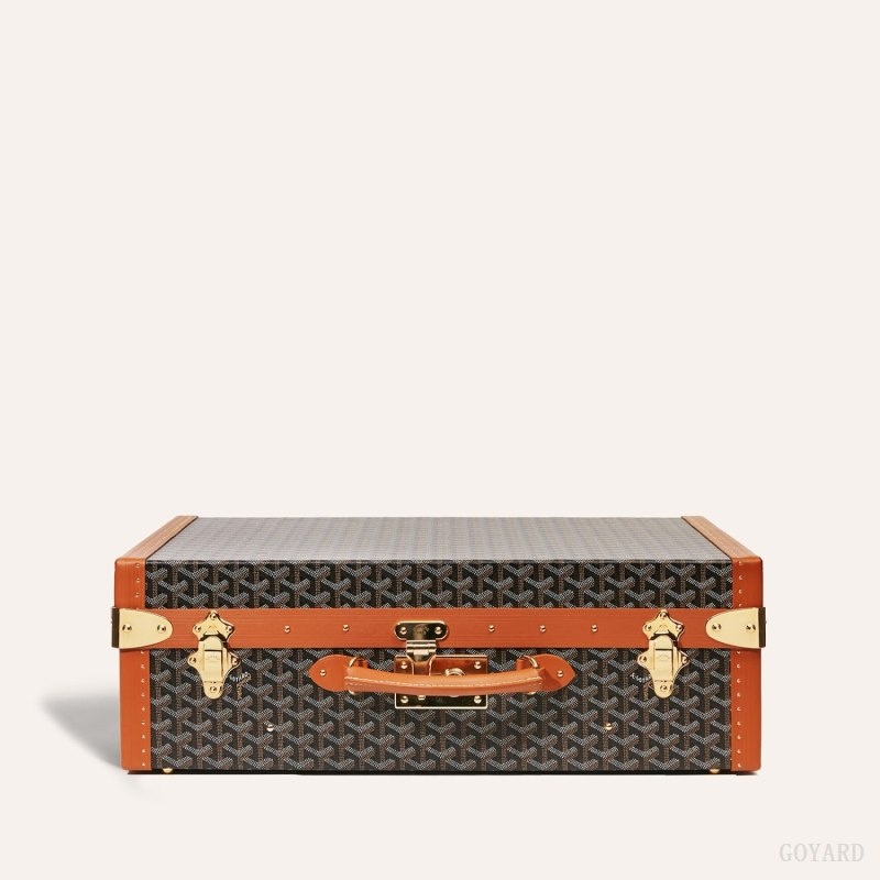 Goyard GRAND HÔTEL 55 CASE 黒 ブラウン | IGSX7168