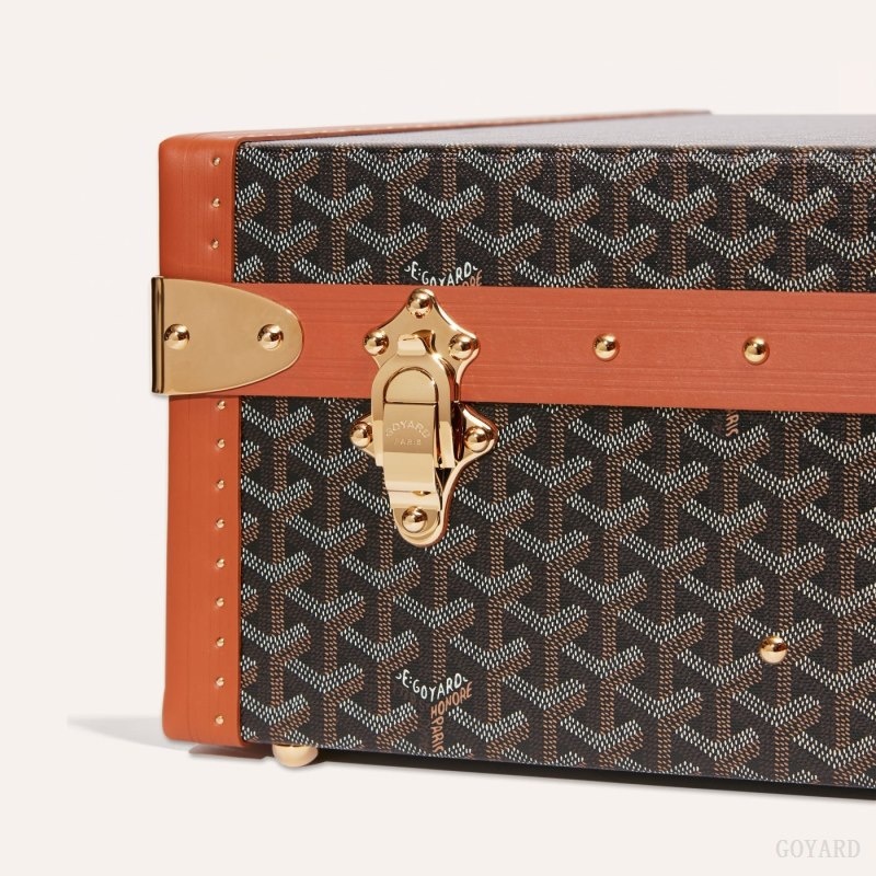 Goyard GRAND HÔTEL 65 CASE 黒 ブラウン | SBUH1415