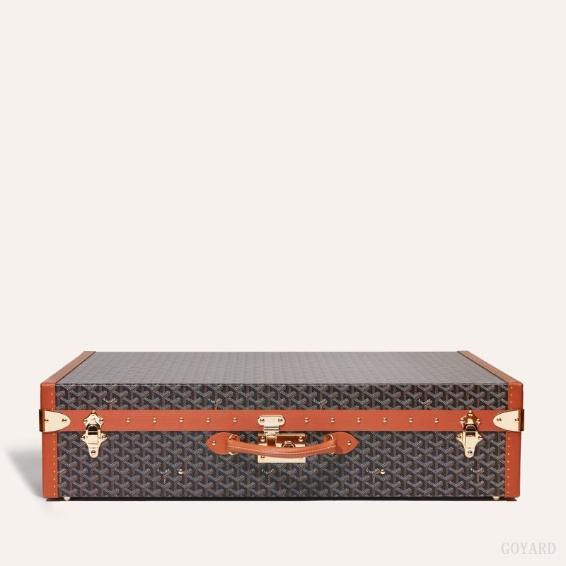 Goyard GRAND HÔTEL 80 CASE 黒 ブラウン | JQYK3451