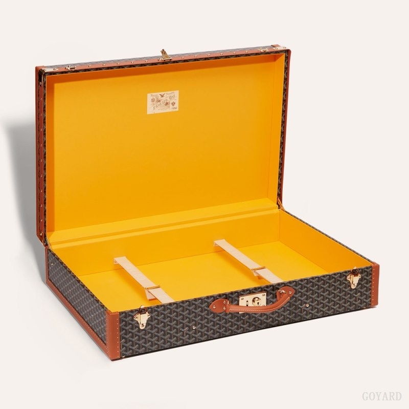 Goyard GRAND HÔTEL 80 CASE 黒 ブラウン | JQYK3451