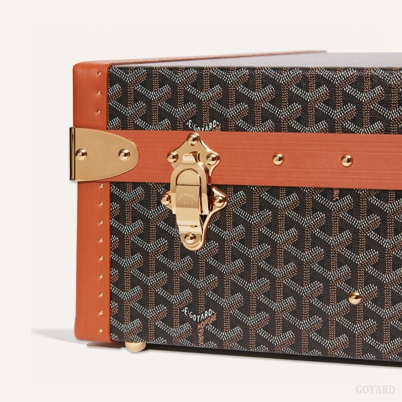 Goyard GRAND HÔTEL 80 CASE 黒 ブラウン | JQYK3451