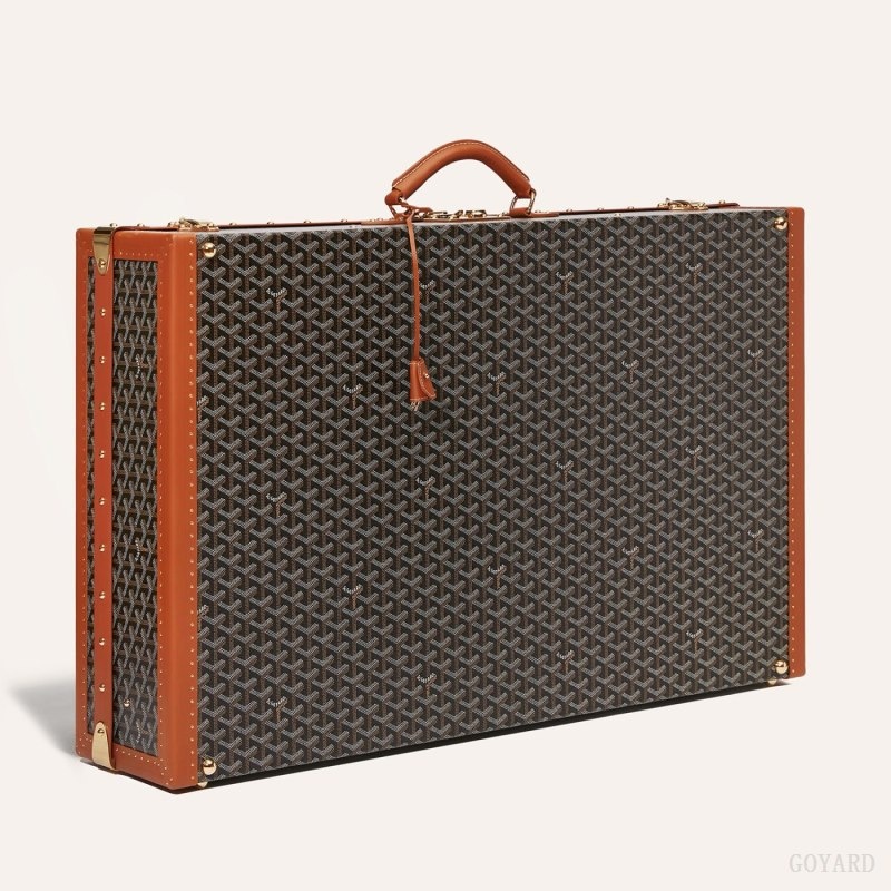 Goyard GRAND HÔTEL 80 CASE 黒 ブラウン | JQYK3451