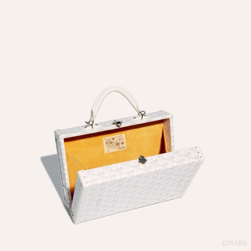 Goyard Grand Hôtel Trunk Bag 白 | DAIQ8910