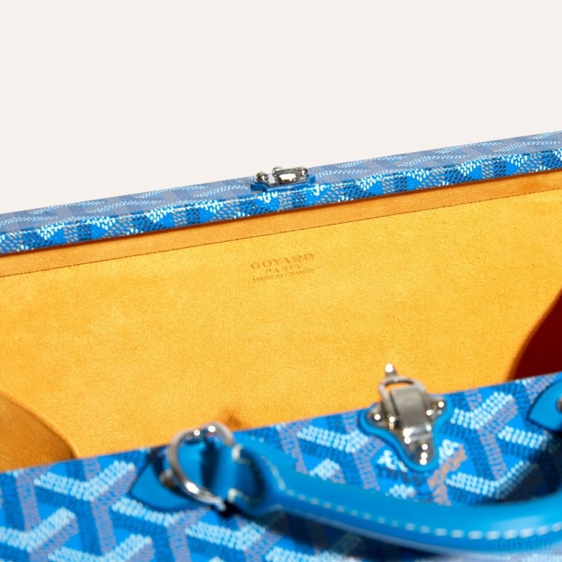 Goyard Grand Hôtel Trunk Bag 青 | HMNZ8739