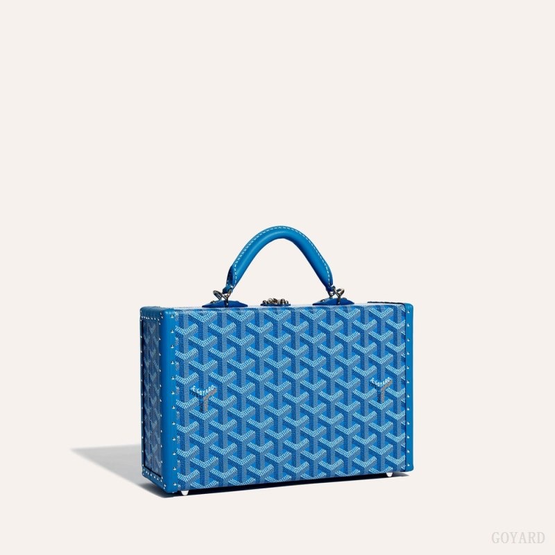 Goyard Grand Hôtel Trunk Bag 青 | HMNZ8739