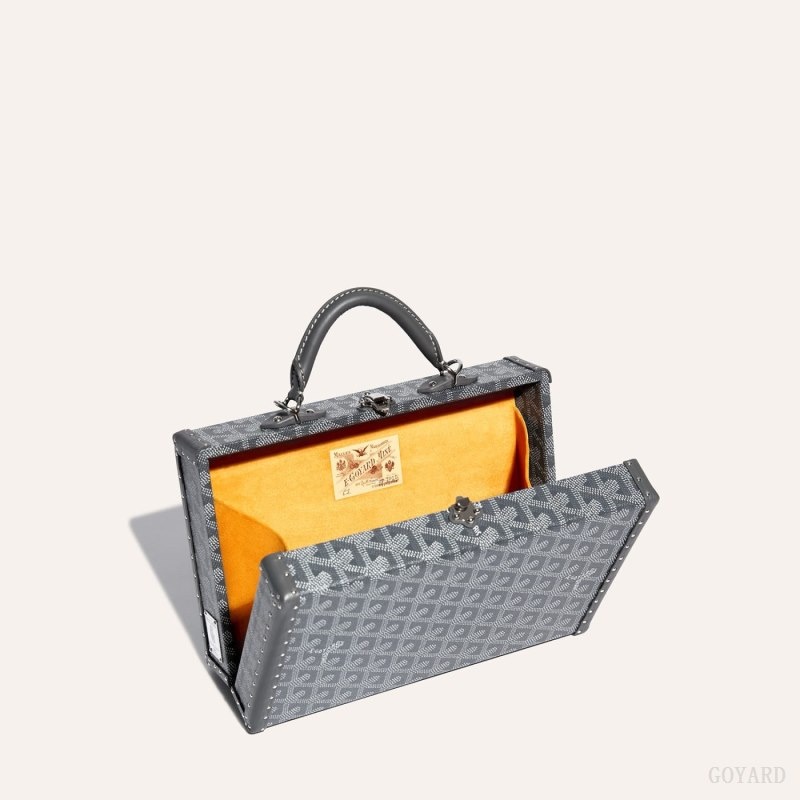 Goyard Grand Hôtel Trunk Bag グレー | MOMO2198