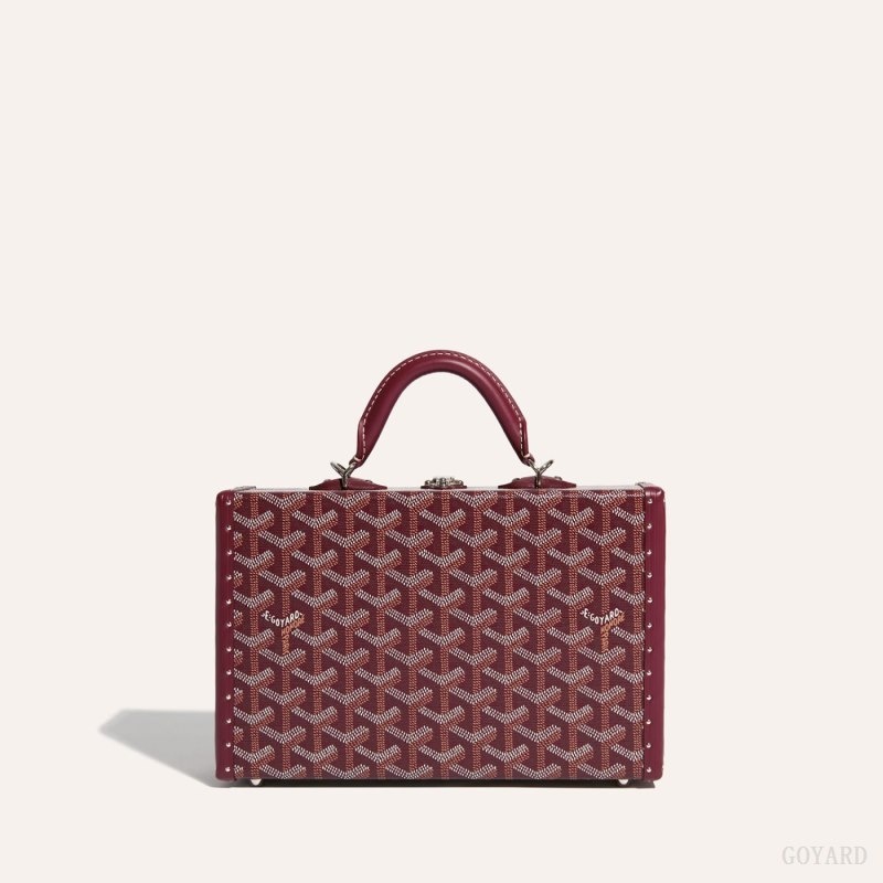 Goyard Grand Hôtel Trunk Bag ボルドー | SECH3672