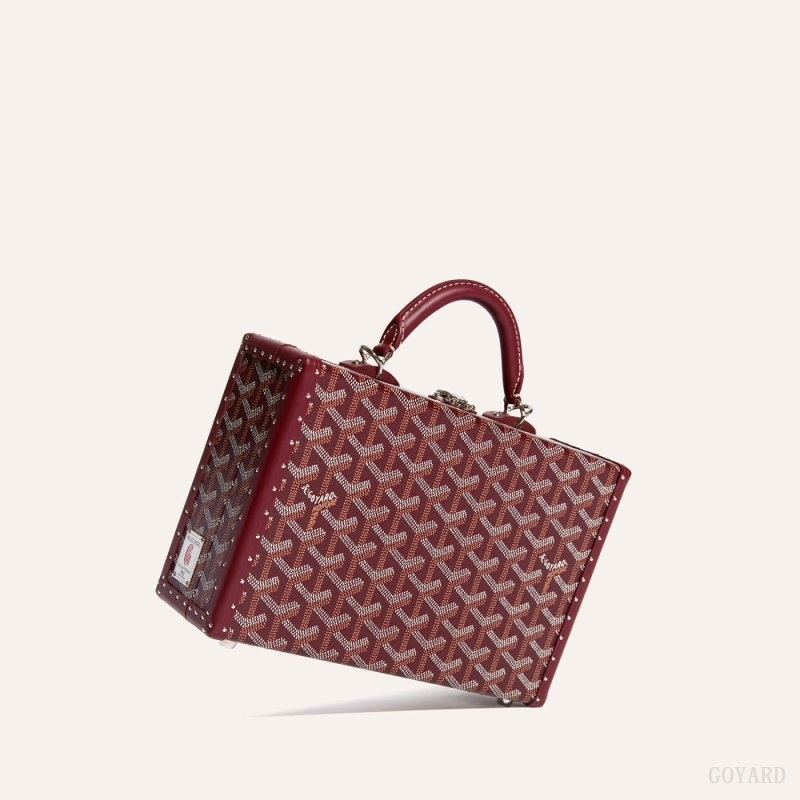 Goyard Grand Hôtel Trunk Bag ボルドー | SECH3672