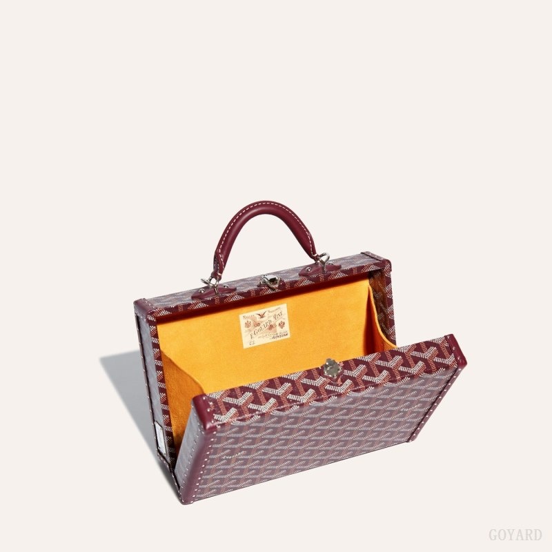 Goyard Grand Hôtel Trunk Bag ボルドー | SECH3672