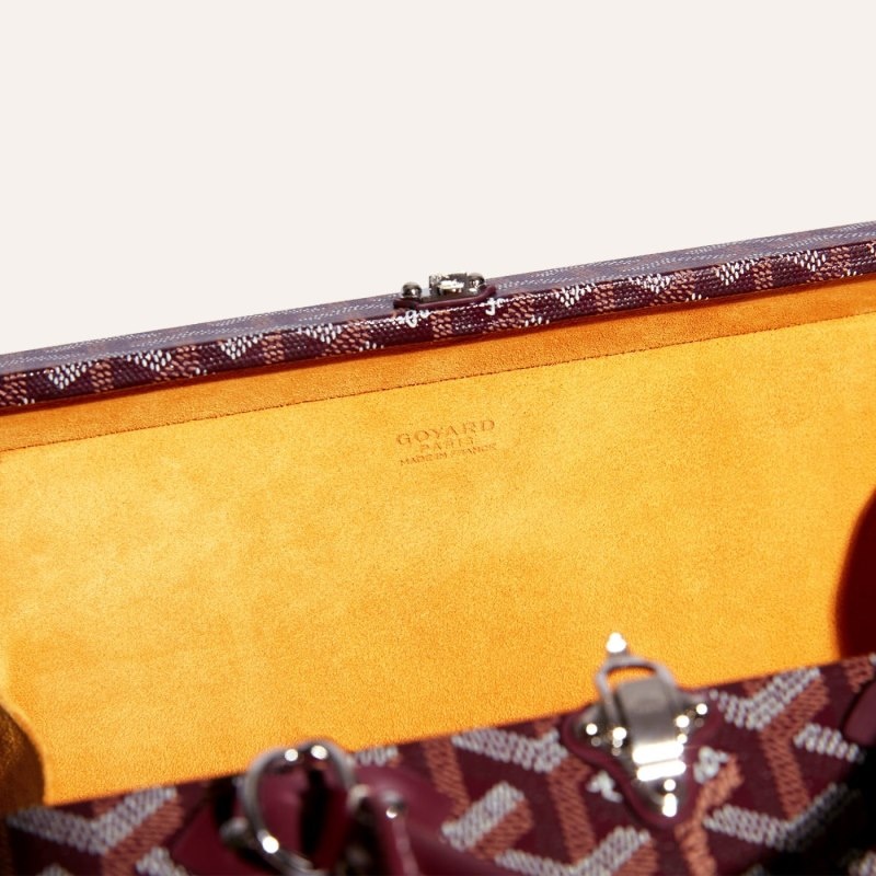 Goyard Grand Hôtel Trunk Bag ボルドー | SECH3672