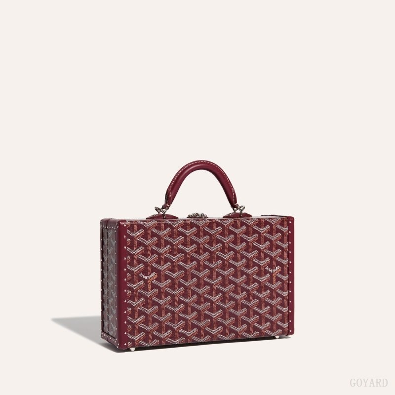 Goyard Grand Hôtel Trunk Bag ボルドー | SECH3672