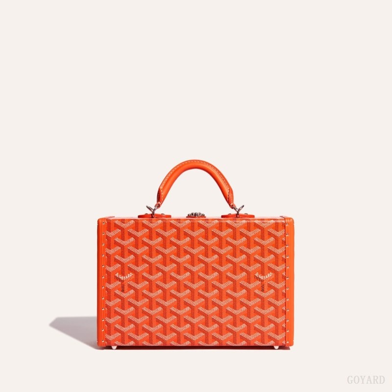 Goyard Grand Hôtel Trunk Bag オレンジ | ZZBS9342