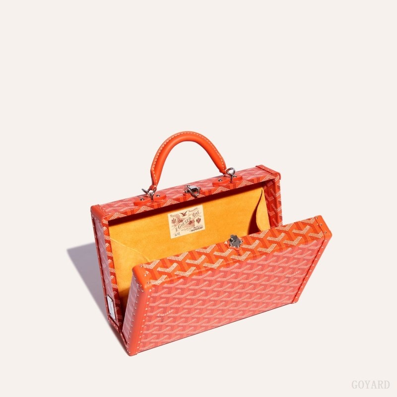 Goyard Grand Hôtel Trunk Bag オレンジ | ZZBS9342