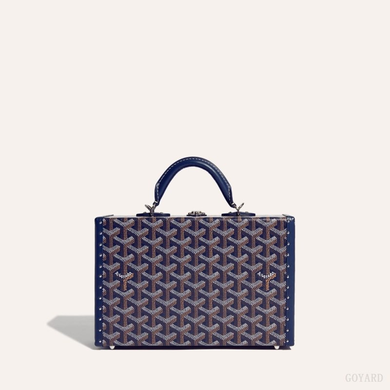 Goyard Grand Hôtel Trunk Bag ネイビー 青 | APOU8256