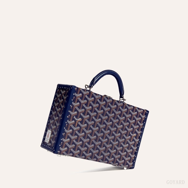 Goyard Grand Hôtel Trunk Bag ネイビー 青 | APOU8256