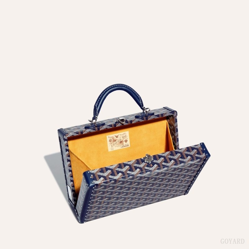 Goyard Grand Hôtel Trunk Bag ネイビー 青 | APOU8256