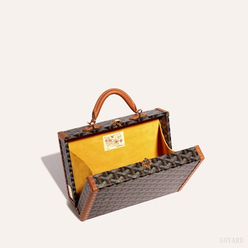 Goyard Grand Hôtel Trunk Bag 黒 ブラウン | WYZC3674