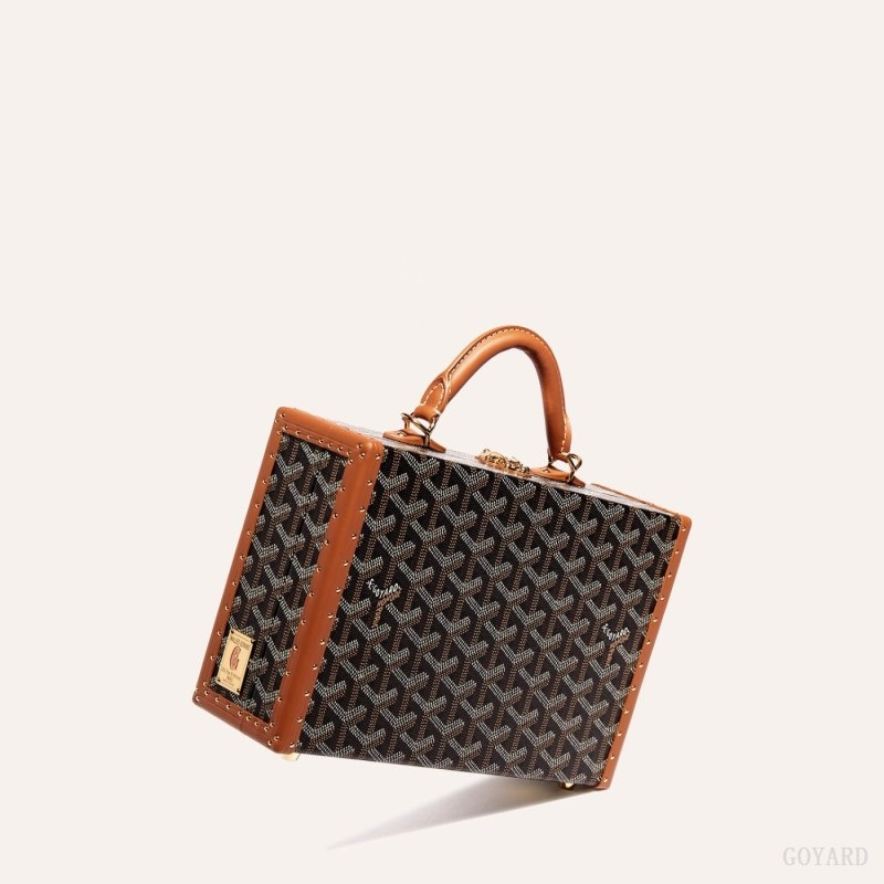 Goyard Grand Hôtel Trunk Bag 黒 ブラウン | WYZC3674