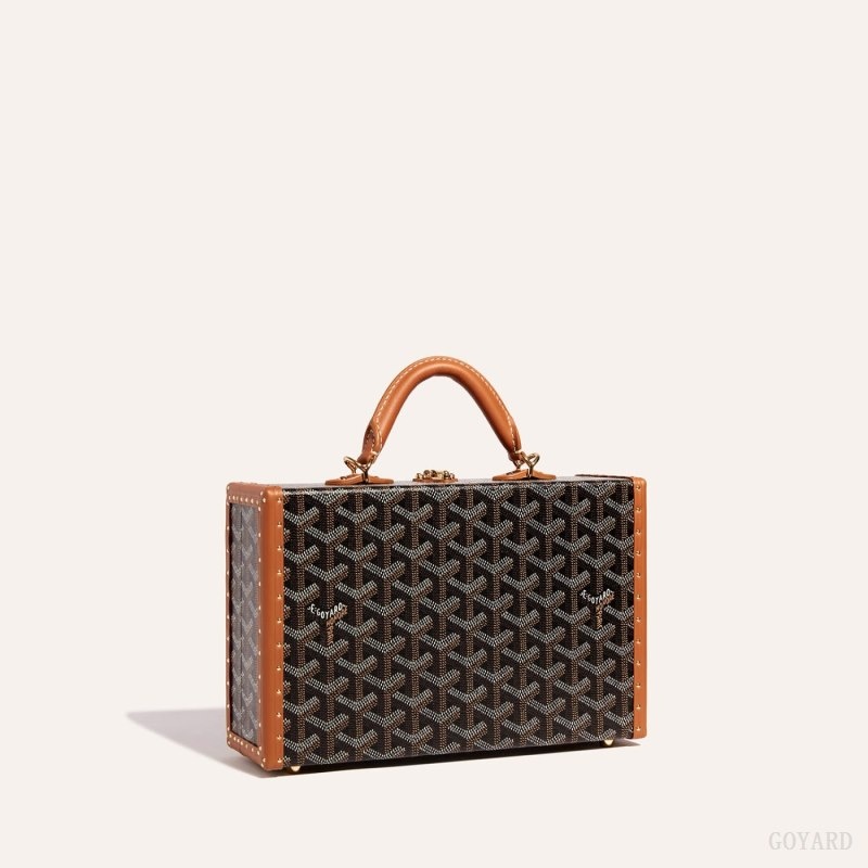 Goyard Grand Hôtel Trunk Bag 黒 ブラウン | WYZC3674