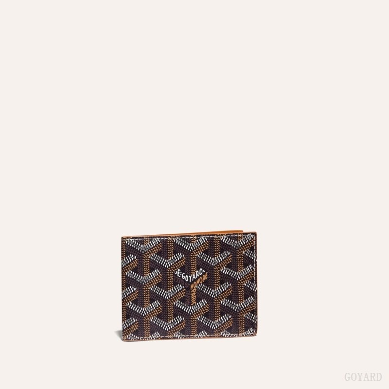 Goyard INSERT VICTOIRE CARD WALLET 黒 ブラウン | ZDCR3016