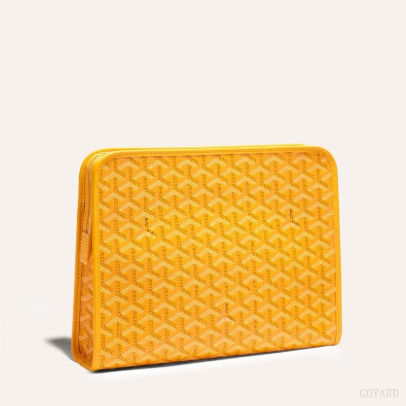 Goyard JOUVENCE GM TOILET BAG 黄色 | SWNY8201