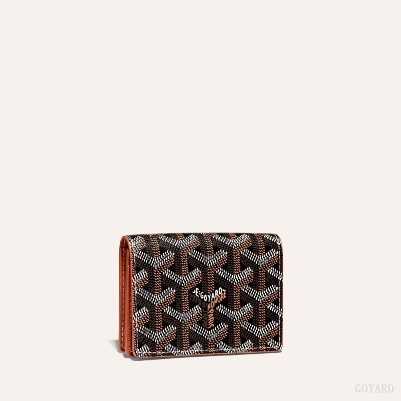 Goyard MALESHERBES CARD WALLET 黒 ブラウン | HRFU2361